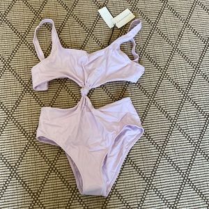 Solid & Striped Bailey knotted one-piece swimsuit, NWT
